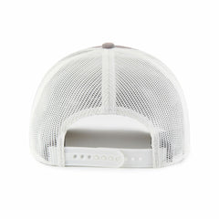 Los Angeles Angels Tide Sweep Rope Trucker Adjustable Hat Gray/White | 47 brand