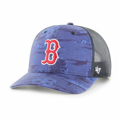 Boston Red Sox Fiji Trucker Adjustable Hat Blue | 47 brand