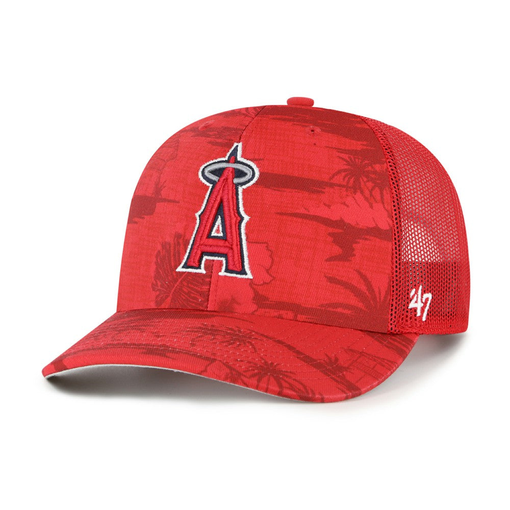 Los Angeles Angels Fiji Trucker Adjustable Hat Red | 47 brand
