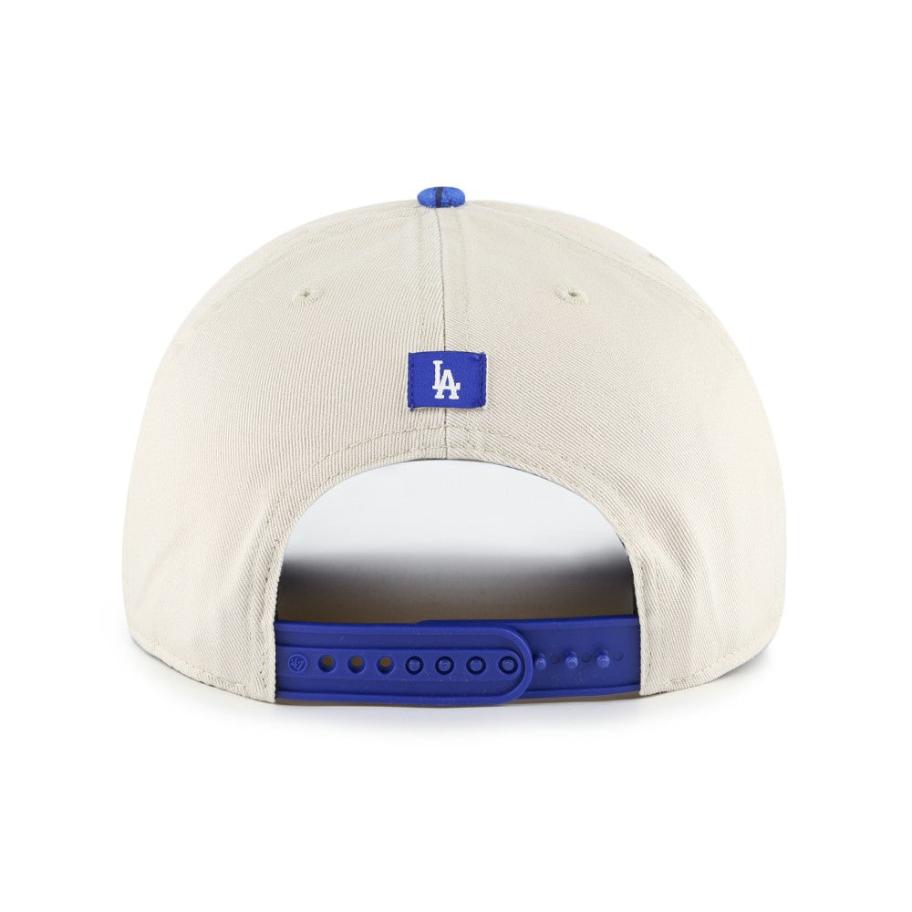 Los Angeles Dodgers Fiji Rope Hitch Adjustable Hat Cream/Navy | 47 brand