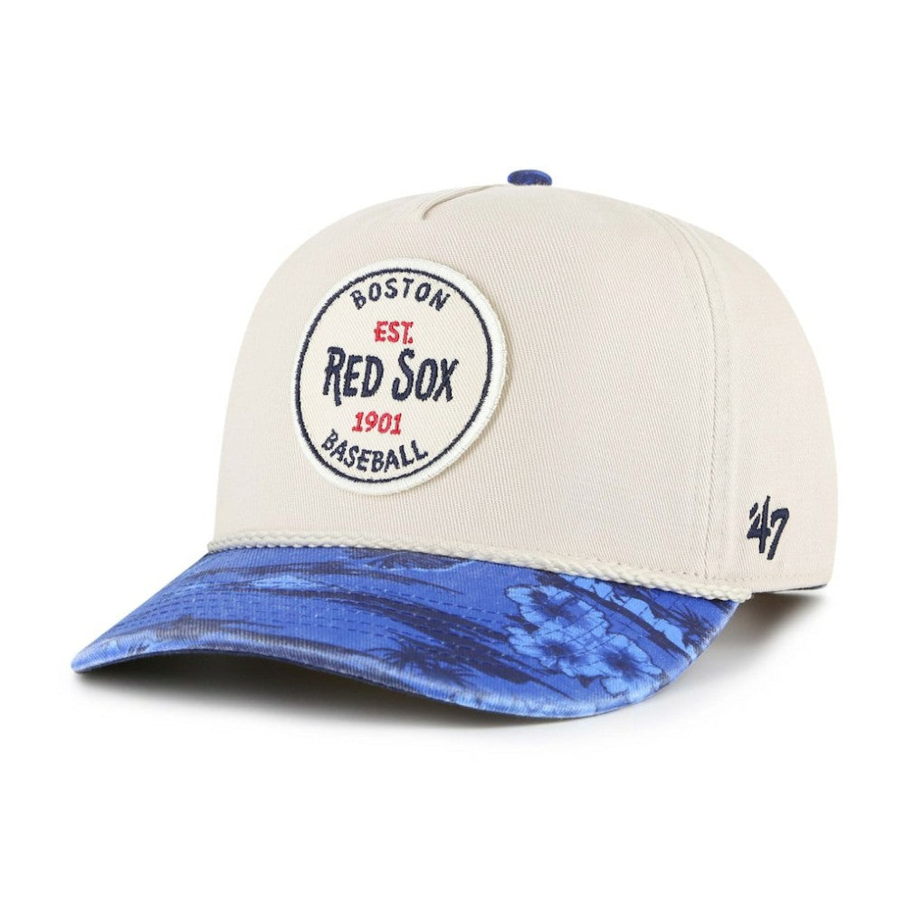 Boston Red Sox Fiji Rope Hitch Adjustable Hat Cream/Navy | 47 brand