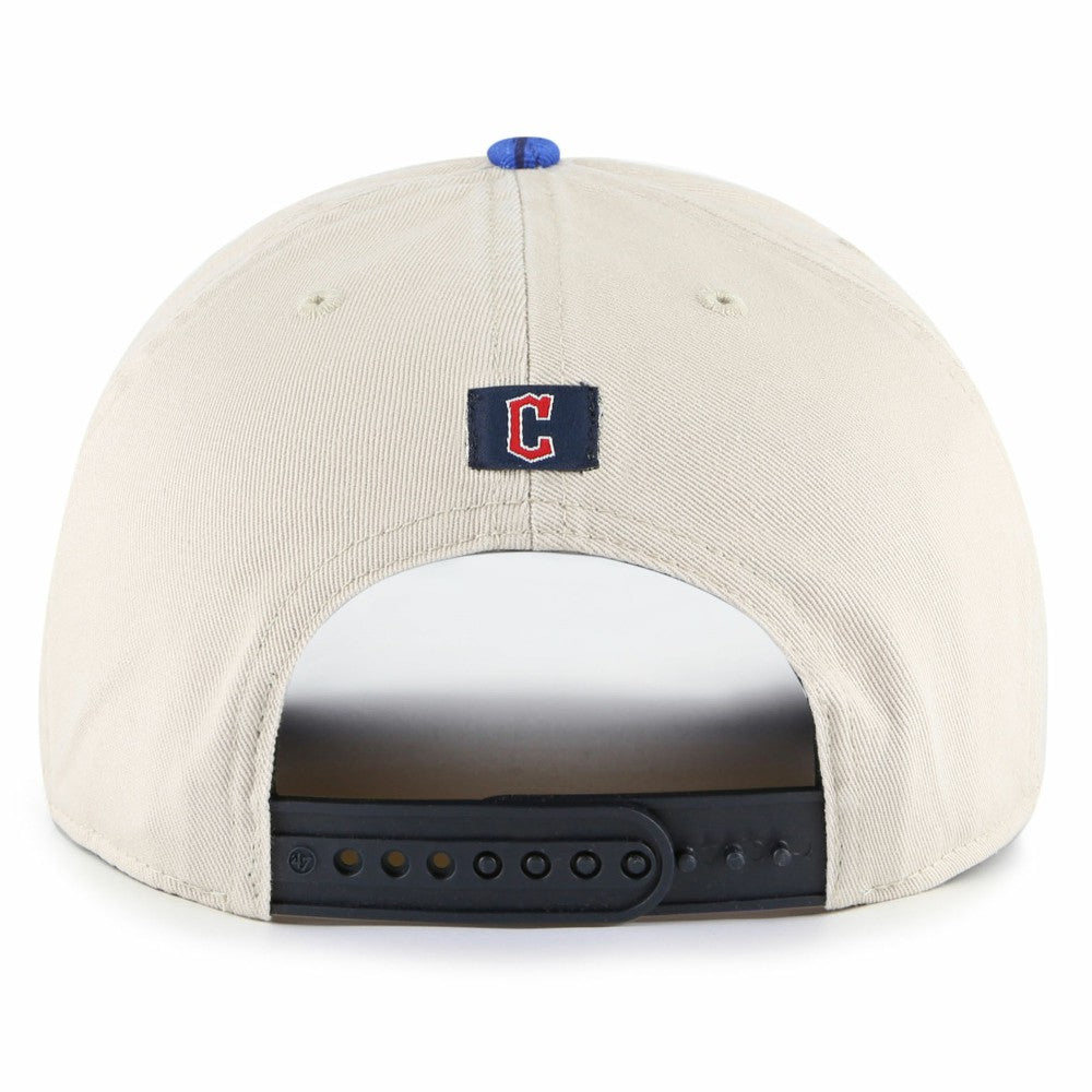 Cleveland Guardians Fiji Rope Hitch Adjustable Hat Cream/Navy | 47 brand