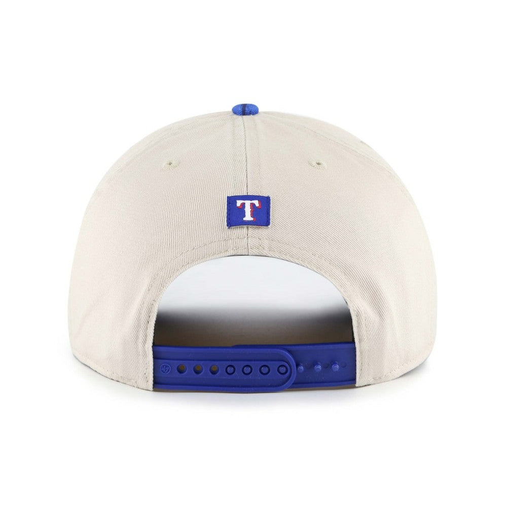 Texas Rangers Fiji Rope Hitch Adjustable Hat Cream/Navy | 47 brand