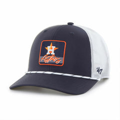 Houston Astros Scratch Adjustable Trucker Hat Navy/White | 47 brand