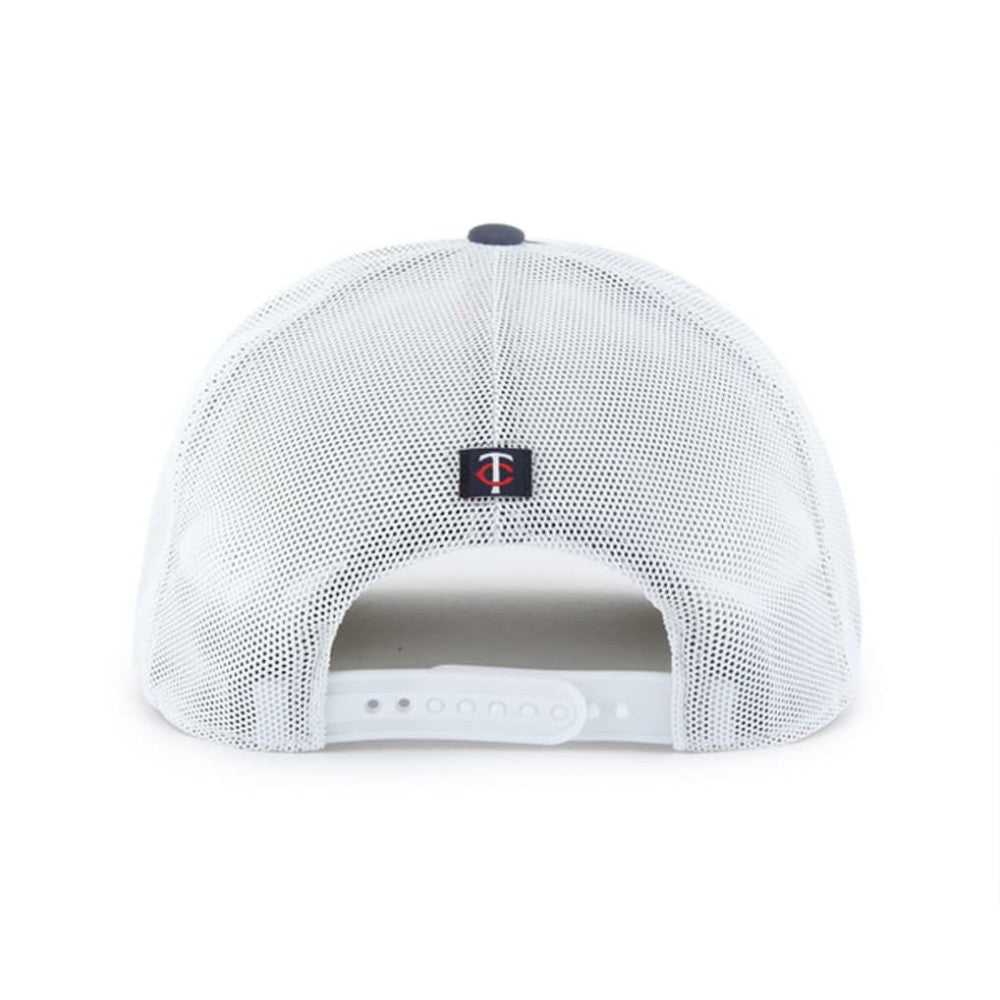 Minnesota Twins Scratch Adjustable Trucker Hat Navy/White | 47 brand