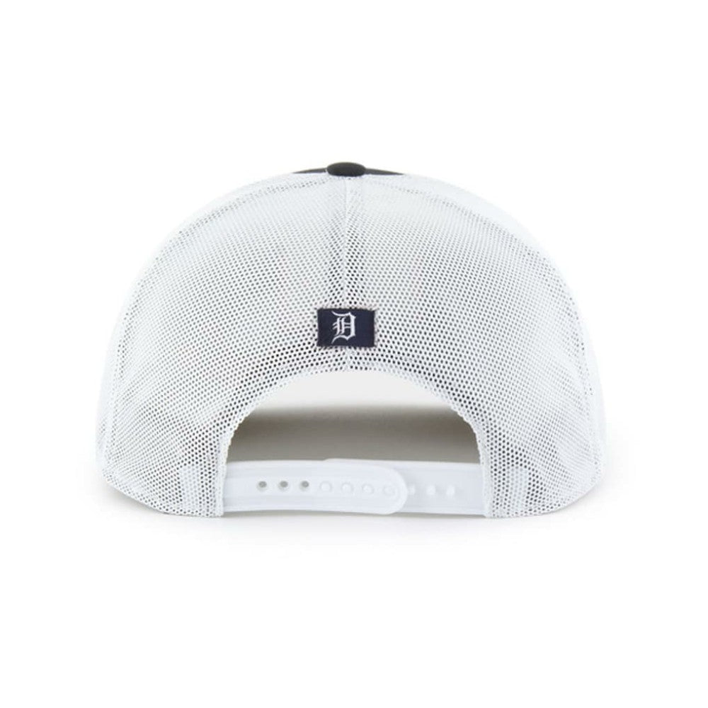 Detroit Tigers Scratch Adjustable Trucker Hat Navy/White | 47 brand