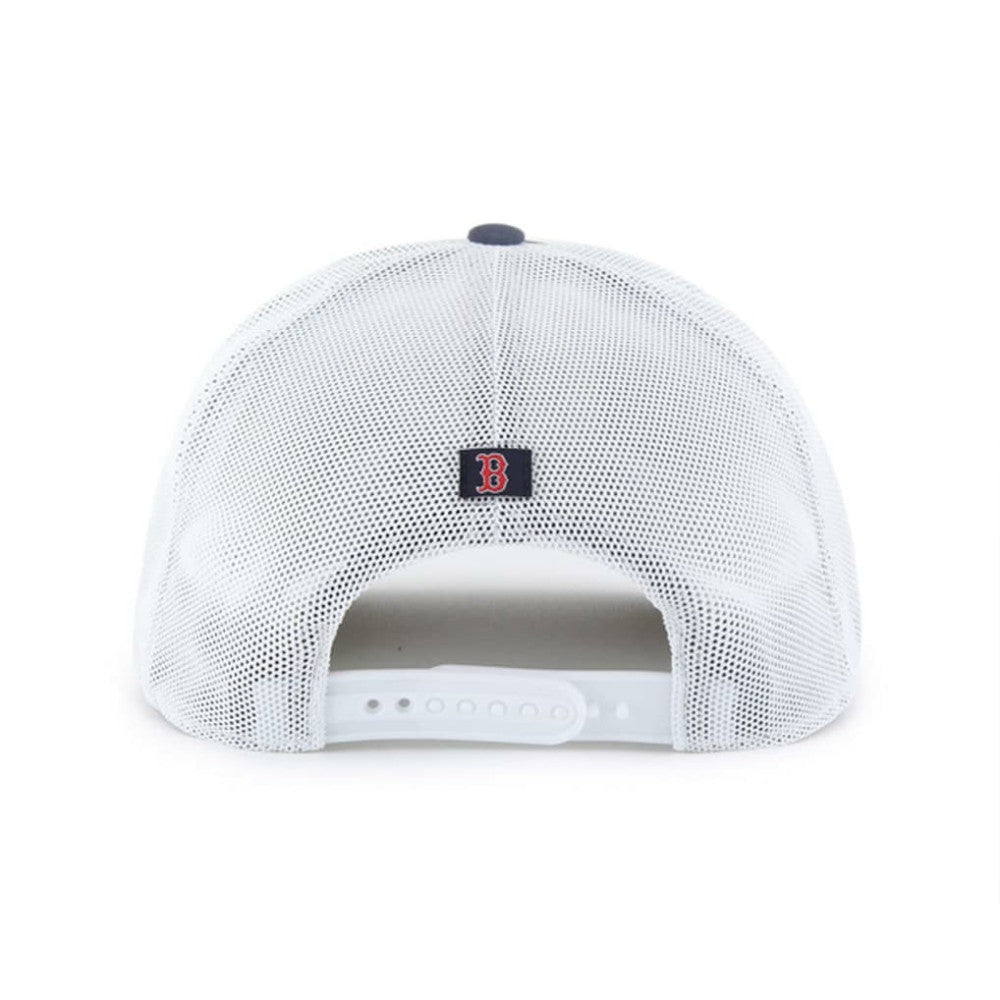 Boston Red Sox Scratch Adjustable Trucker Hat Navy/White | 47 brand