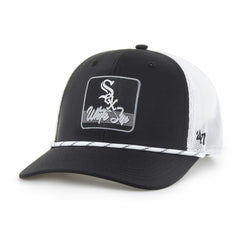 Chicago White Sox Scratch Adjustable Trucker Hat Black/White | 47 brand