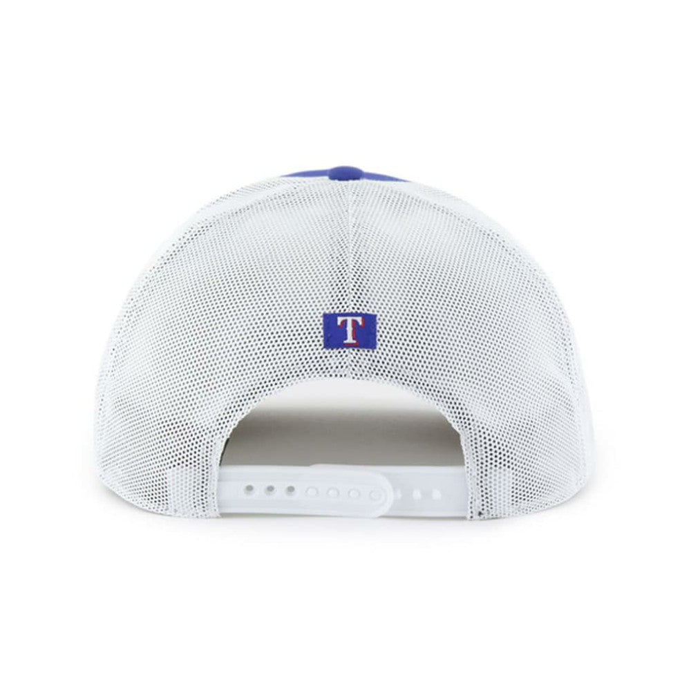 Texas Rangers Scratch Adjustable Trucker Hat Royal/White | 47 brand