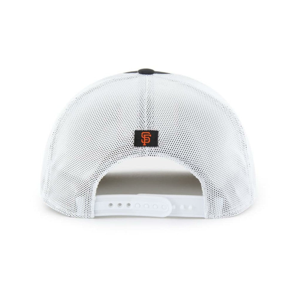 San Francisco Giants Scratch Adjustable Trucker Hat Black/White | 47 brand