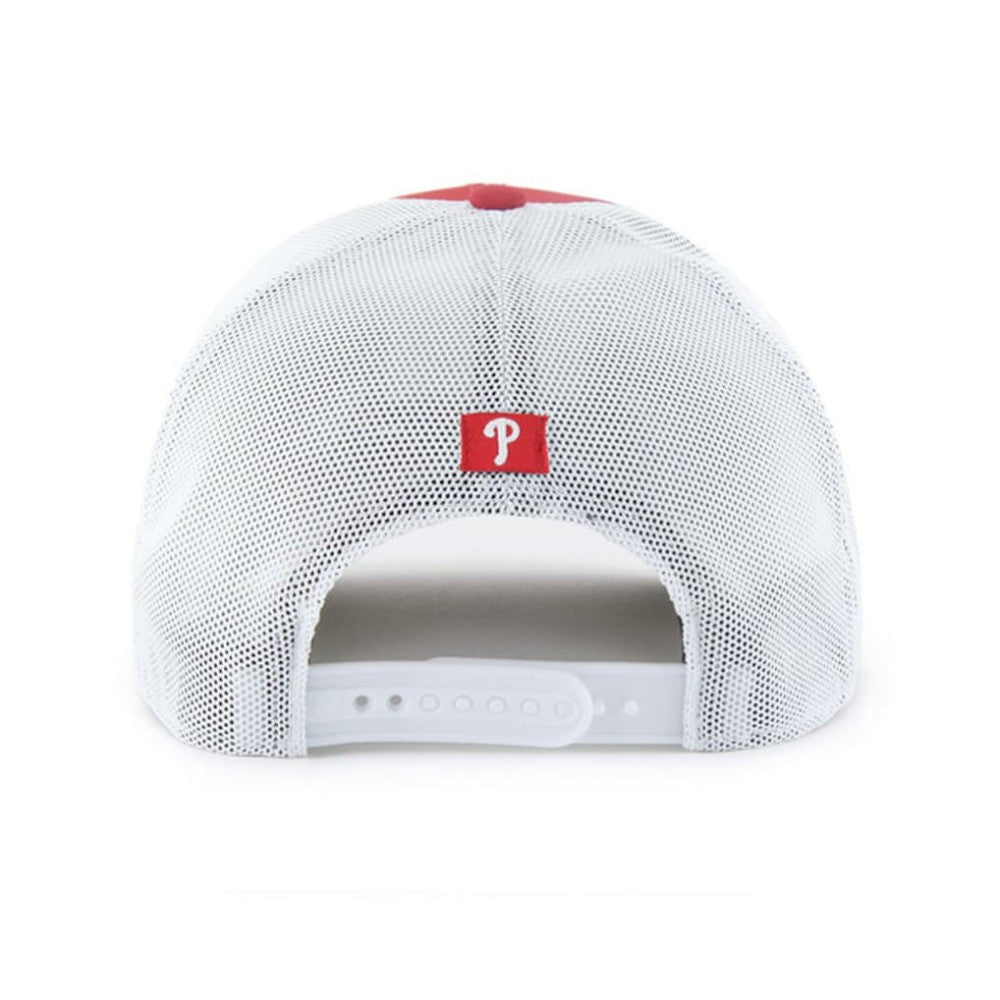 Philadelphia Phillies Scratch Adjustable Trucker Hat Red/White | 47 brand