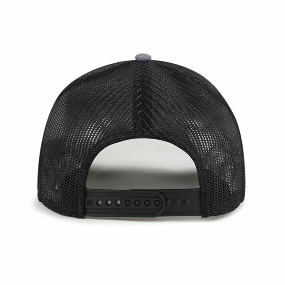 Pittsburgh Pirates Carbon Rope Trucker Adjustable Hat Charcoal | 47 brand
