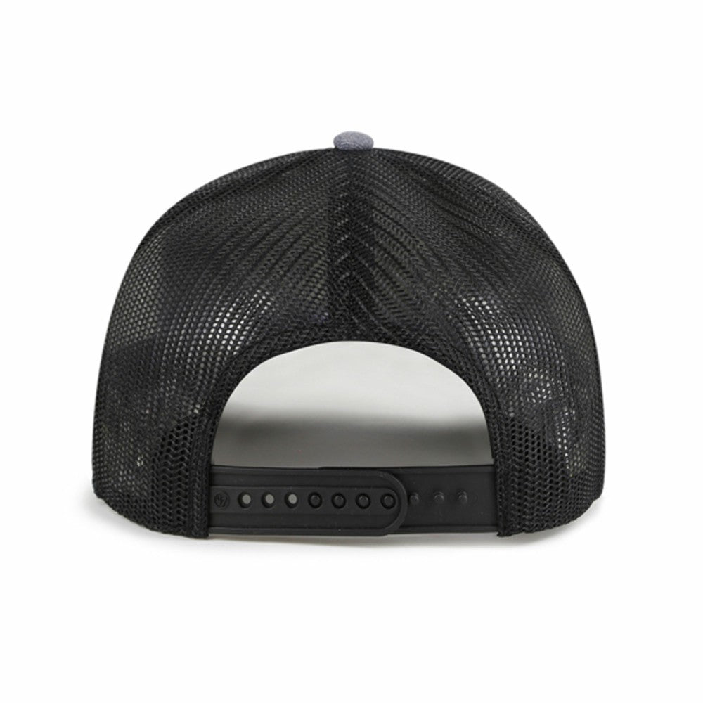 Kansas City Royals Carbon Rope Trucker Adjustable Hat Charcoal | 47 brand