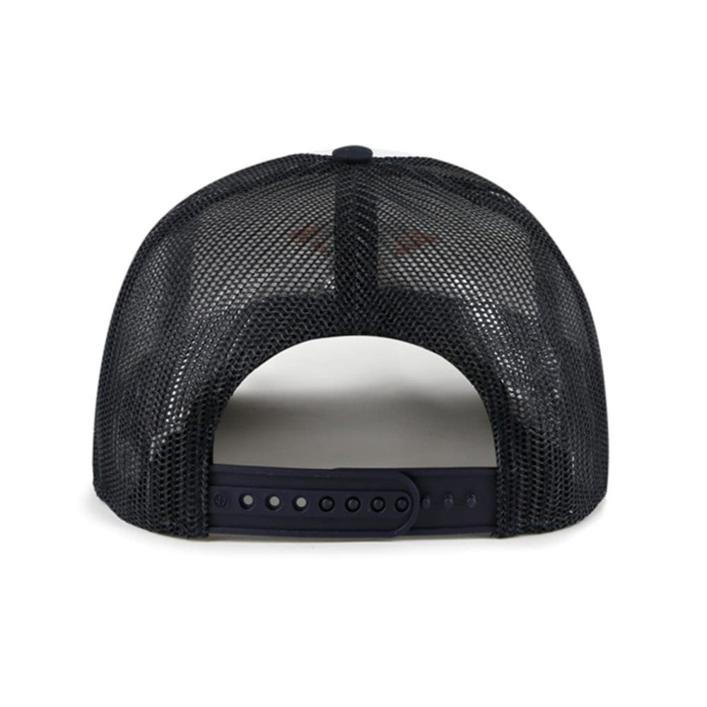 Houston Astros Freshman Trucker Adjustable Hat White/Navy | 47 brand