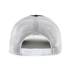Miami Marlins Meander Foam Trucker Snapback Hat Black | 47 brand