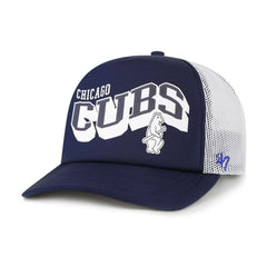 Chicago Cubs Meander Foam Trucker Snapback Hat Navy | 47 brand