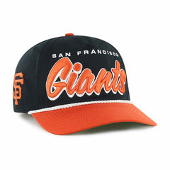 San Francisco Giants Dropshadow Rope Hitch Adjustable Hat Black | 47 brand