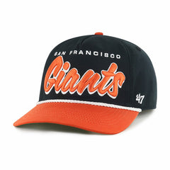San Francisco Giants Dropshadow Rope Hitch Adjustable Hat Black | 47 brand