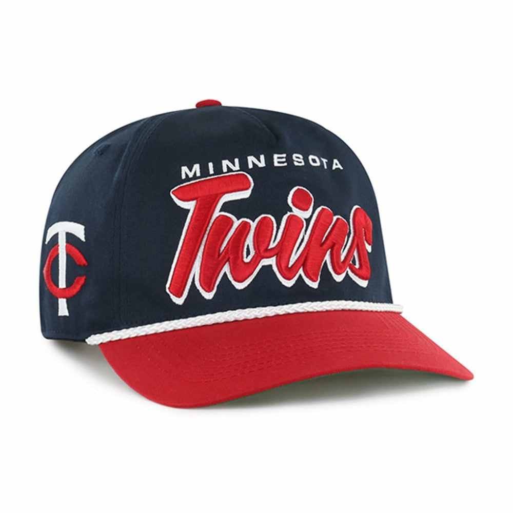 Minnesota Twins Dropshadow Rope Hitch Adjustable Hat Navy | 47 brand
