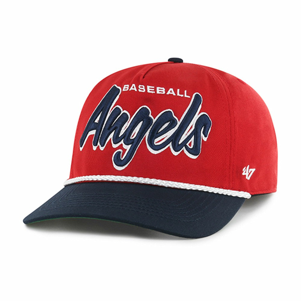 Los Angeles Angels Dropshadow Rope Hitch Adjustable Hat Red | 47 brand