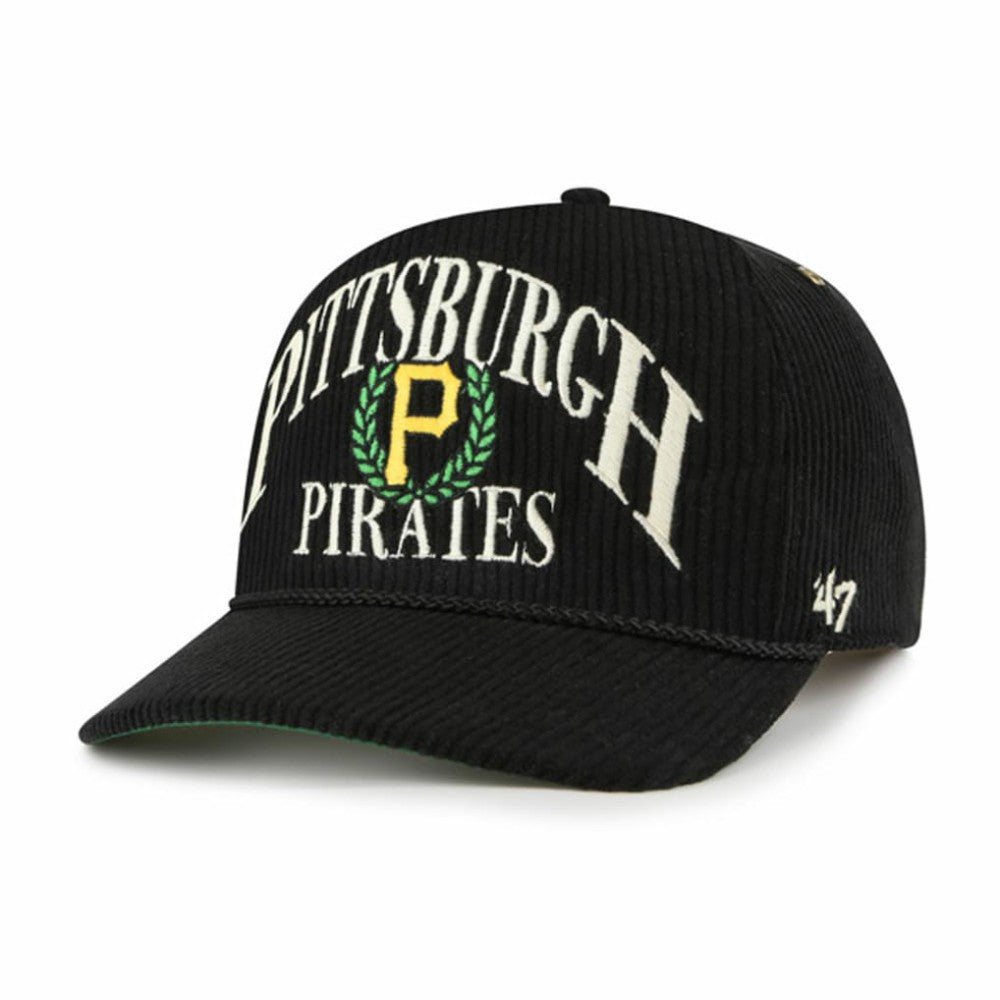Pittsburgh Pirates Pitchout Rope Hitch Adjustable Hat Black | 47 brand