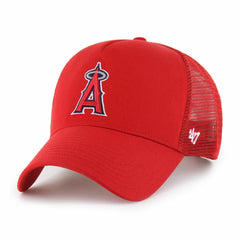 Los Angeles Angels Ballpark Offside Adjustable Trucker Hat Red | 47 brand