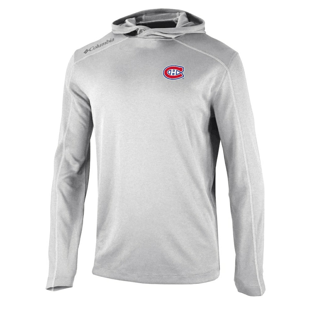 Montreal Canadiens Columbia Shotgun Omni-Wick Pullover Hoodie Gray