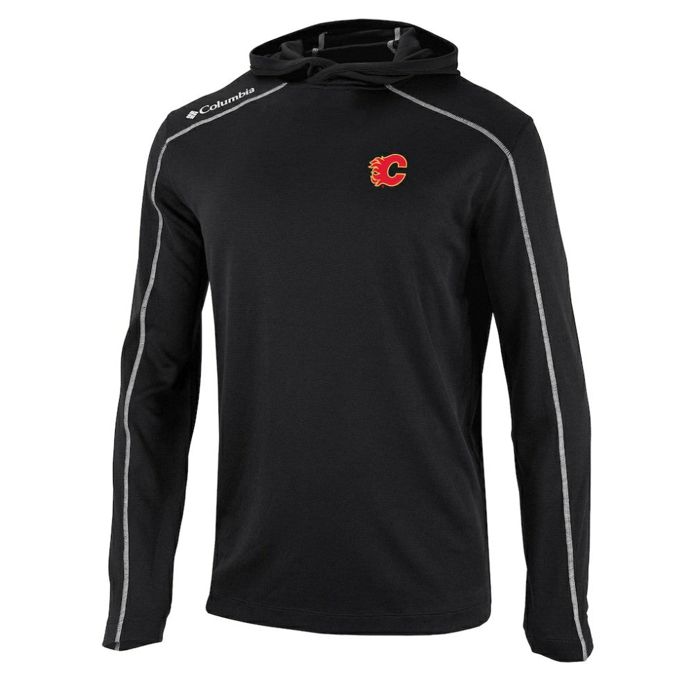 Calgary Flames Columbia Shotgun Omni-Wick Pullover Hoodie Black