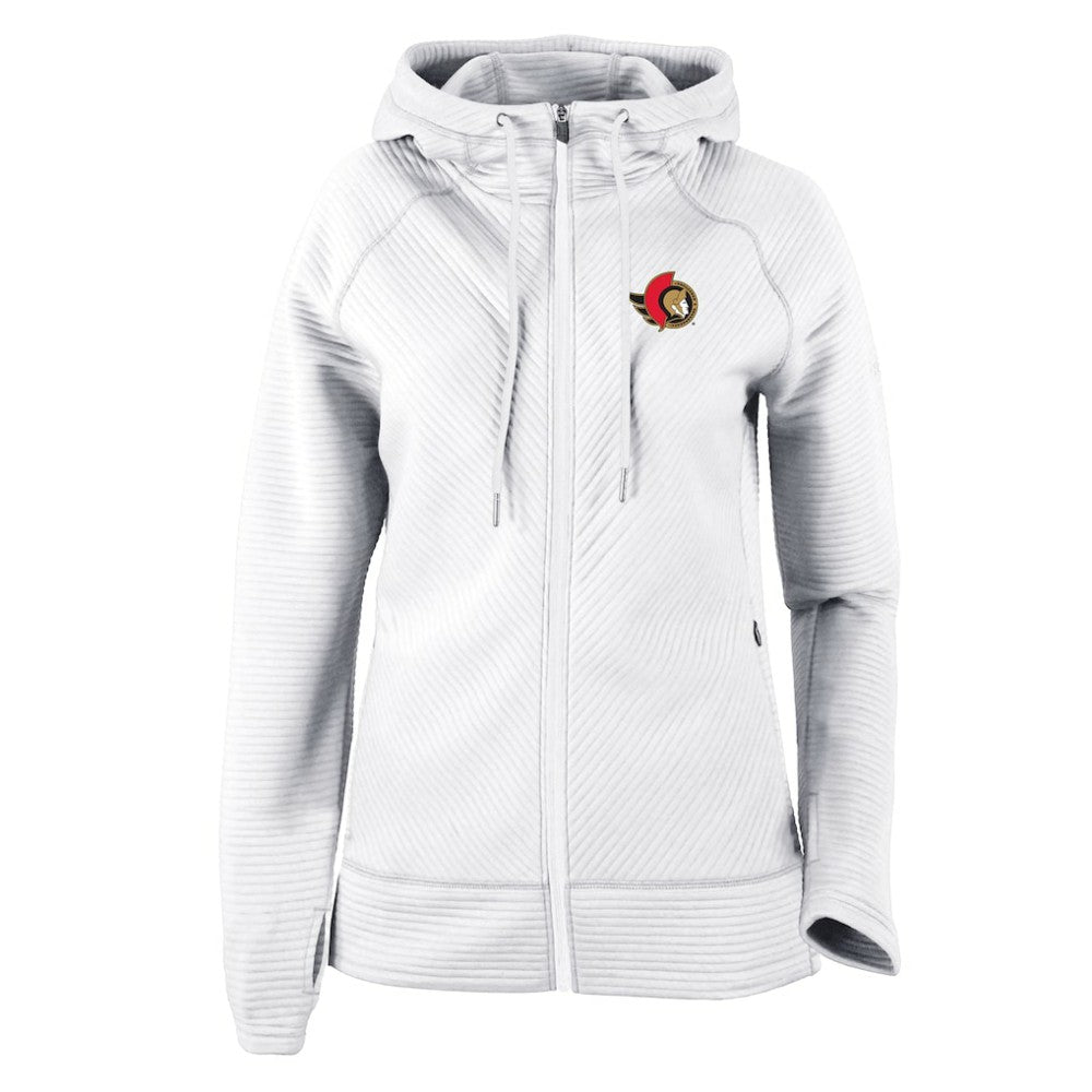 Ottawa Senators Columbia Omni-Wick Pack It Up Full-Zip Jacket White