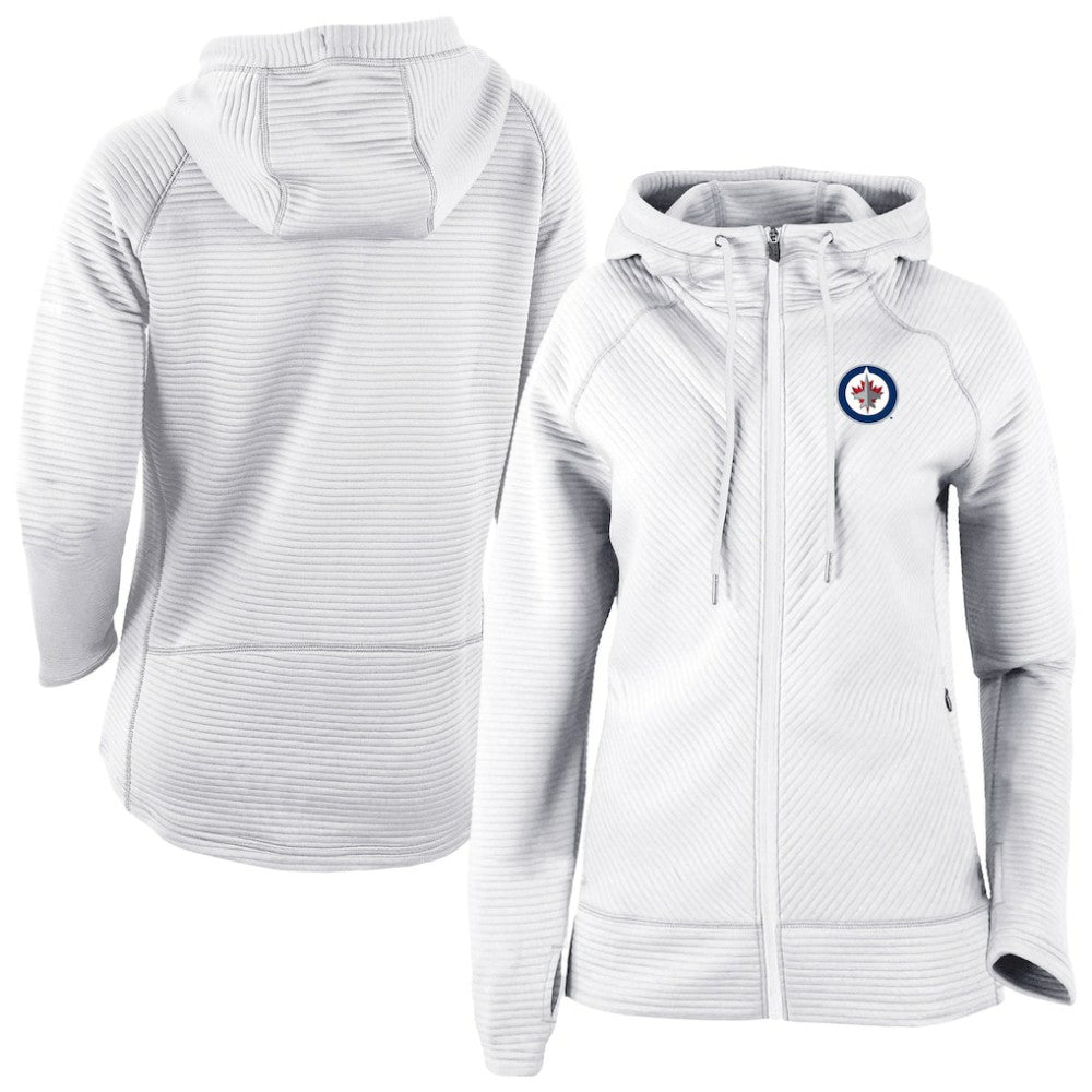 Winnipeg Jets Columbia Omni-Wick Pack It Up Full-Zip Jacket White