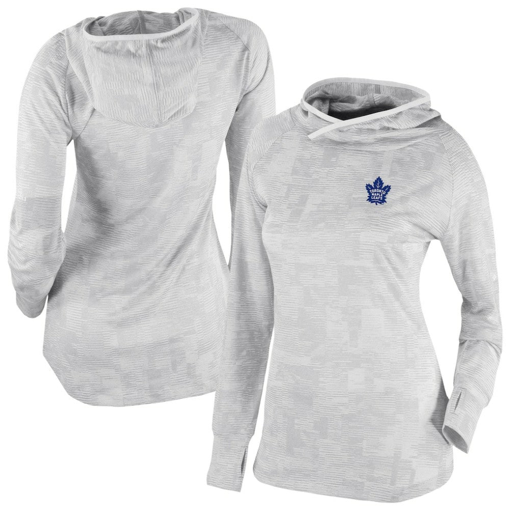 Toronto Maple Leafs Columbia Women's Omni-Wick Sunday Ball Pullover Hoodie White
