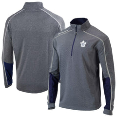 Toronto Maple Leafs Columbia Omni-Wick Shotgun 2.0 Quarter-Zip Pullover Top Navy