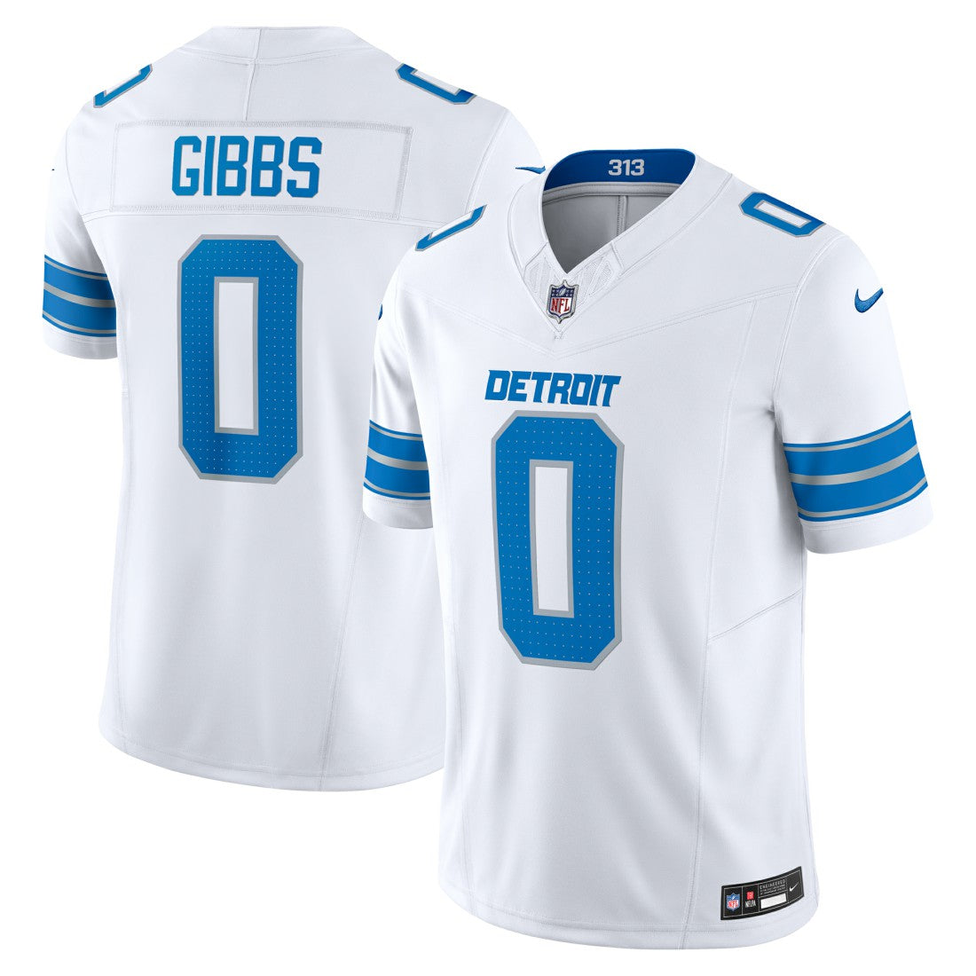 Jahmyr Gibbs Detroit Lions Vapor F.U.S.E. Limited Jersey - White