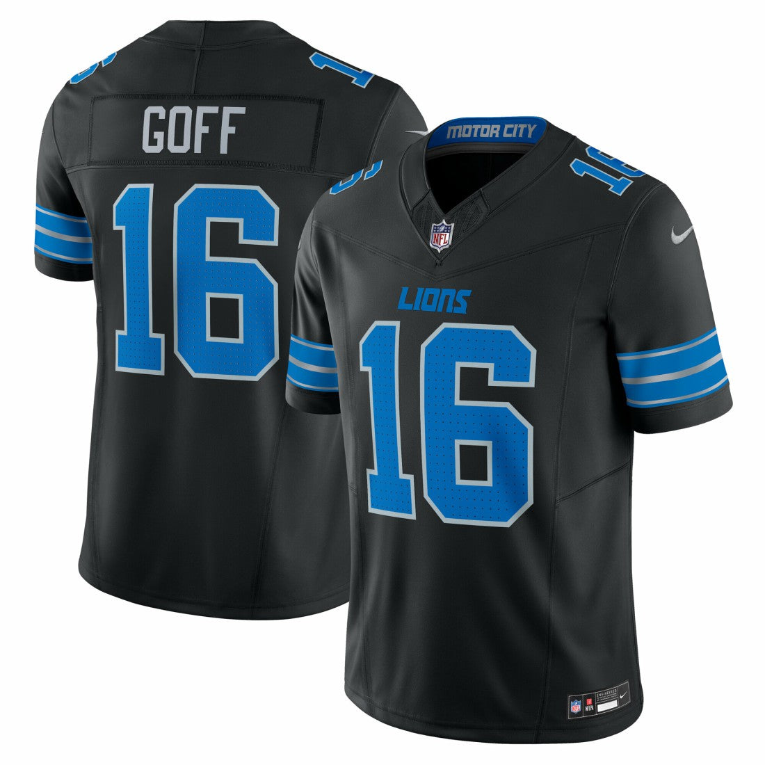 Jared Goff Detroit Lions Vapor F.U.S.E. Limited Jersey - Black