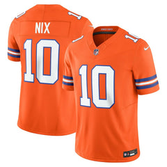 Bo Nix Denver Broncos Vapor F.U.S.E. Limited Jersey - Orange