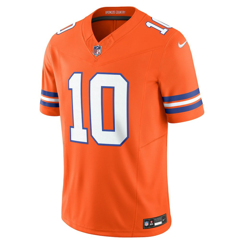 Bo Nix Denver Broncos Vapor F.U.S.E. Limited Jersey - Orange