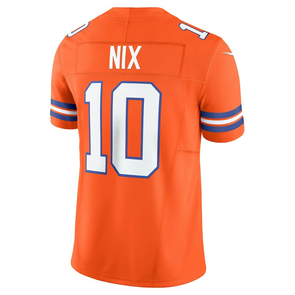 Bo Nix Denver Broncos Vapor F.U.S.E. Limited Jersey - Orange