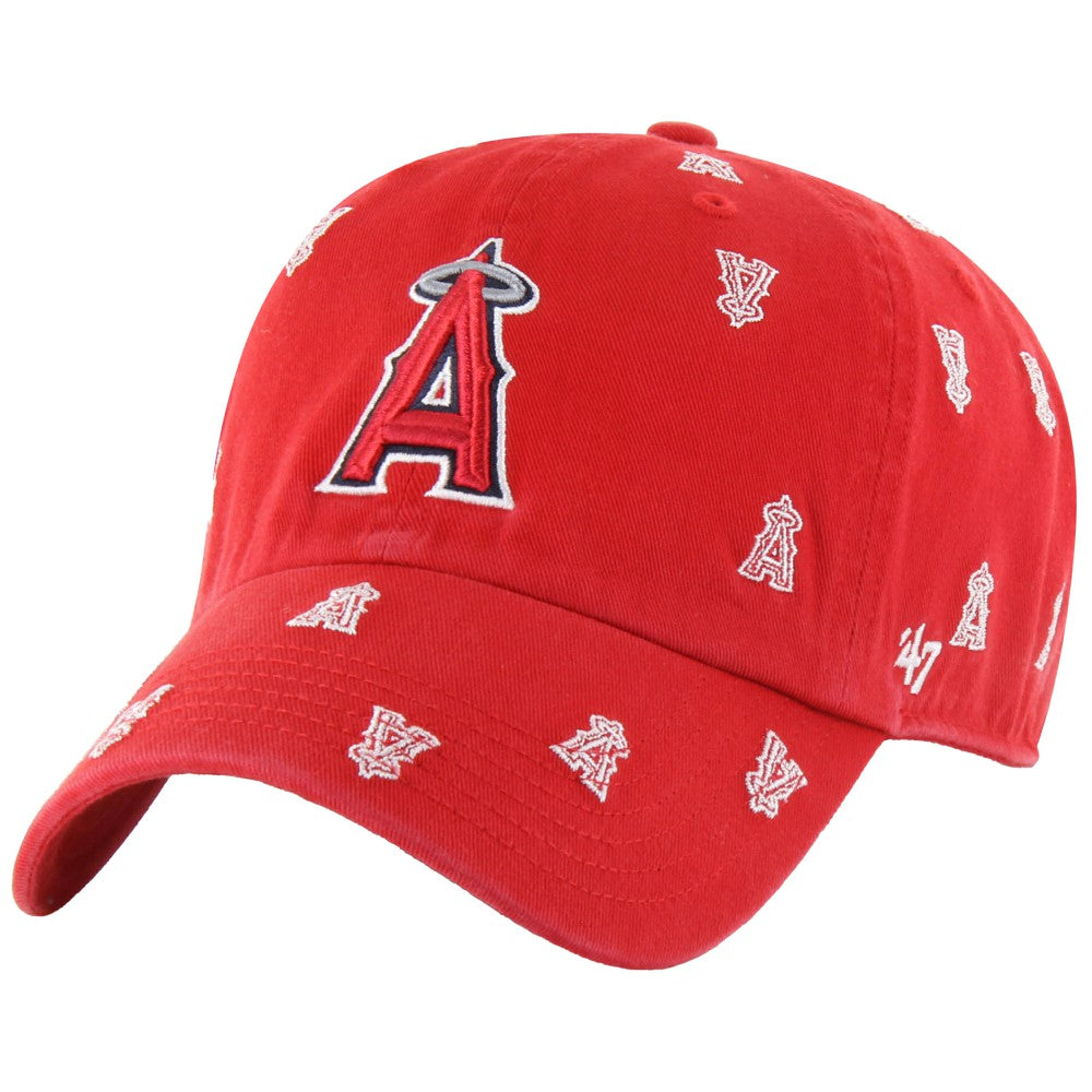Los Angeles Angels Women's Confetti Clean Up Adjustable Hat Red | 47 brand