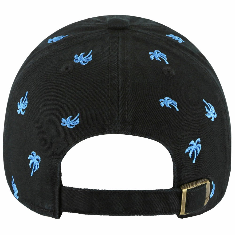 Miami Marlins Women's Confetti Clean Up Adjustable Hat Black | 47 brand