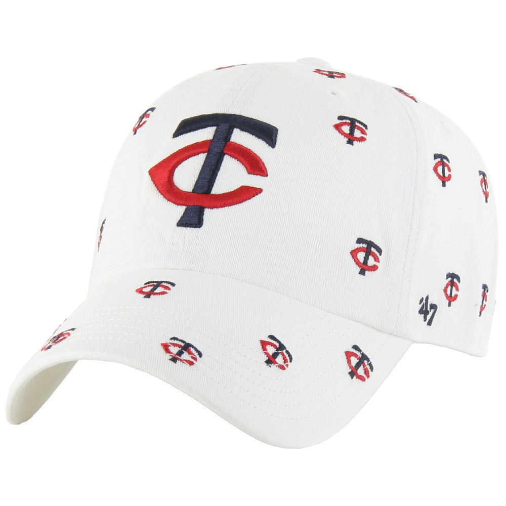 Minnesota Twins Women's Confetti Clean Up Adjustable Hat White | 47 brand