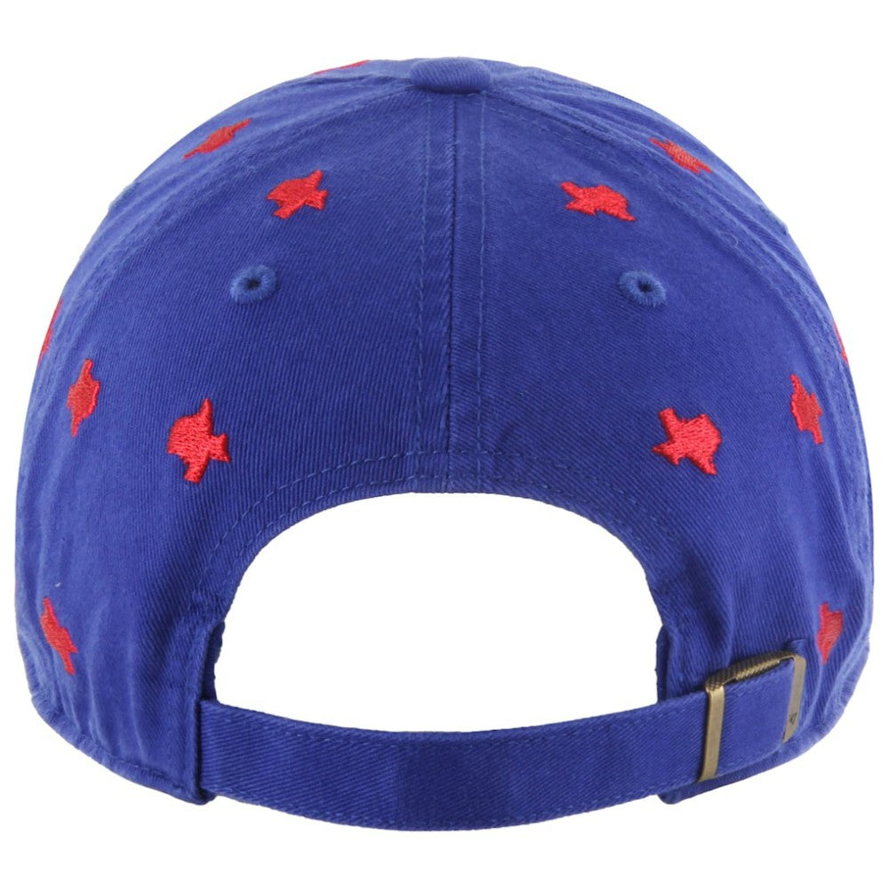 Texas Rangers Women's Confetti Clean Up Adjustable Hat Royal | 47 brand