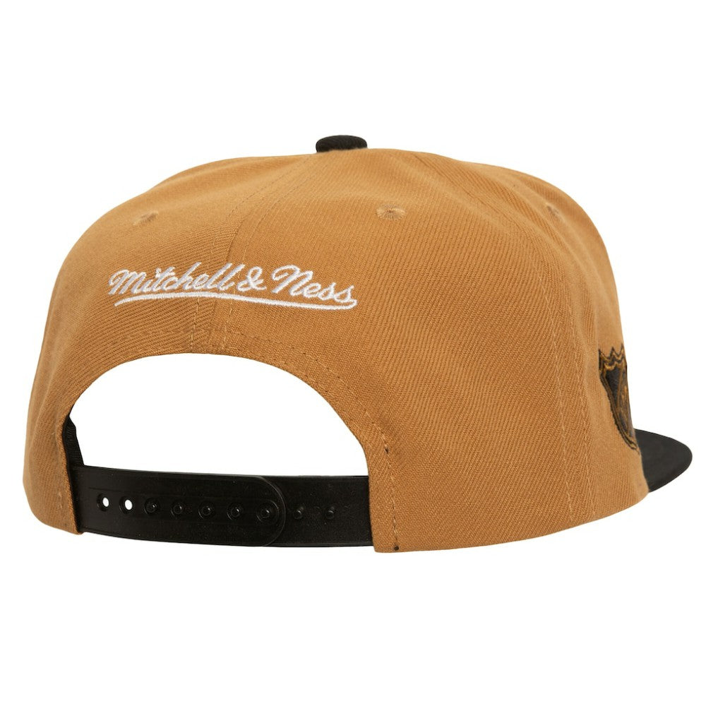 Vegas Golden Knights Mitchell & Ness Soul Triple Up Snapback Hat Gold