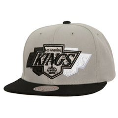 Los Angeles Kings Mitchell & Ness Soul Triple Up Snapback Hat Gray