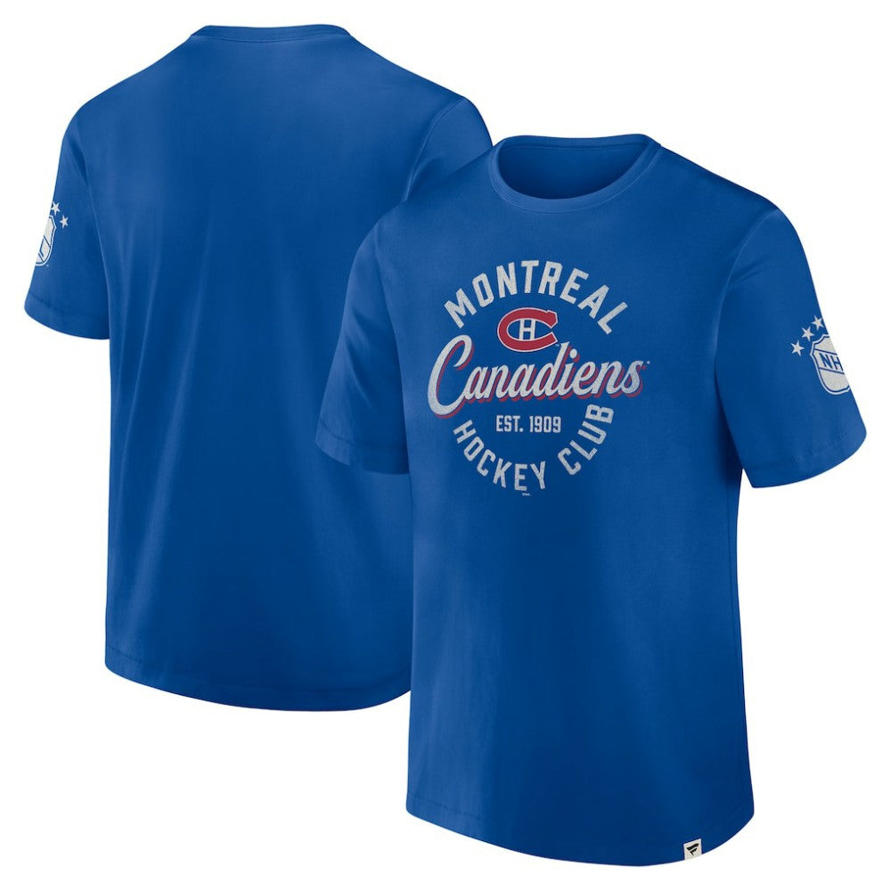 Montreal Canadiens Fanatics Decades Collection Made To Last T-Shirt Royal