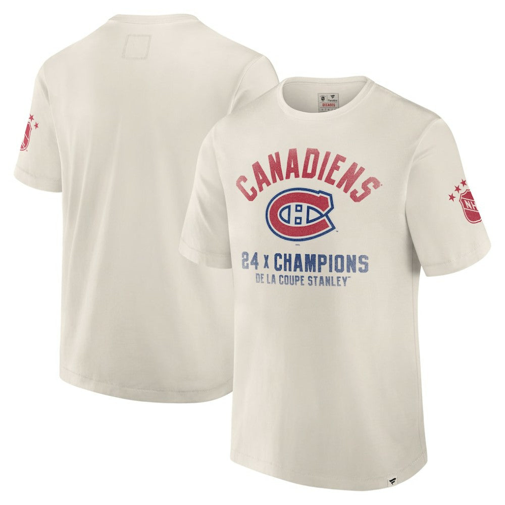 Montreal Canadiens Fanatics Decades Collection Timeless T-Shirt White