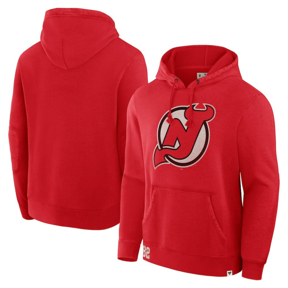 New Jersey Devils Fanatics Decades Collection Tradition Hoodie Red