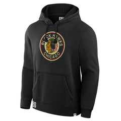 Chicago Blackhawks Fanatics Decades Collection Tradition Hoodie Black
