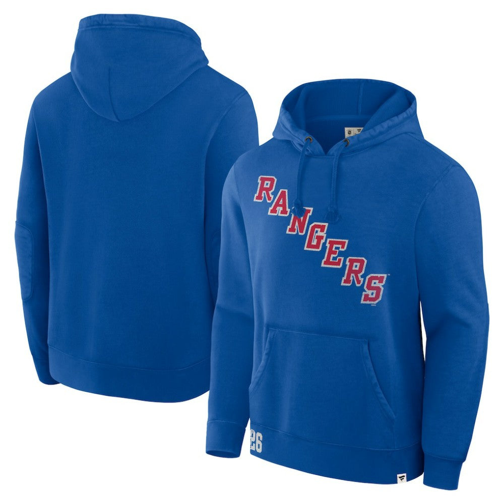 New York Rangers Fanatics Decades Collection Tradition Hoodie Blue