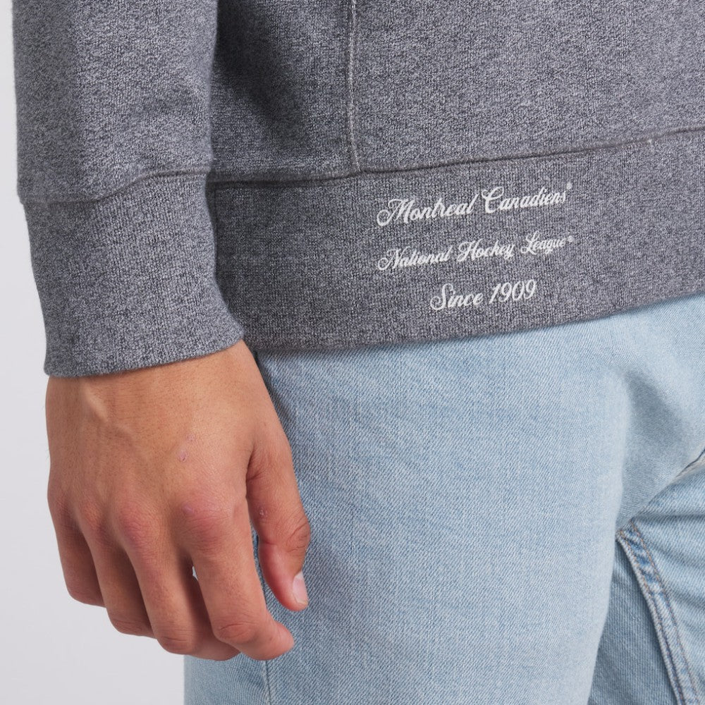 Montreal Canadiens Fanatics Decades Collection Legendary Fleece Pullover Sweatshirt Heather Gray