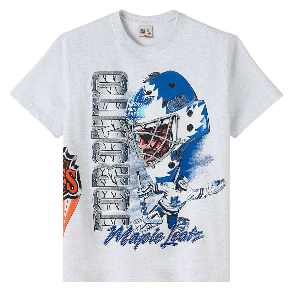Toronto Maple Leafs OVO x NHL Retro T-Shirt Heather Gray
